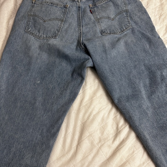 Levis '94 Baggy Jeans Womens Size 18W Blue Denim Straight Leg Light Wash - Picture 11 of 11